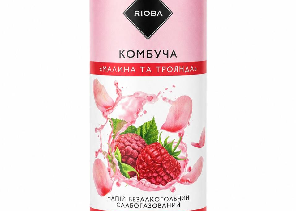 Комбуча "Малина та Троянда"