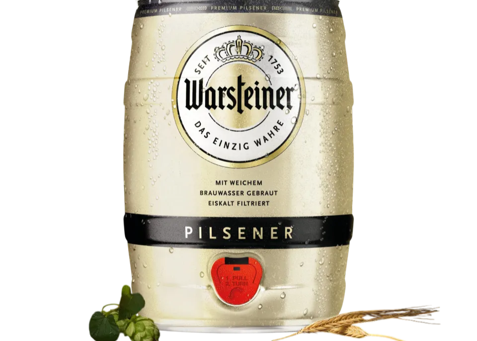Пиво Warsteiner "Premium Werum" (світле) 5л. Алк.4,8% з\б ТМ Warsteiner+