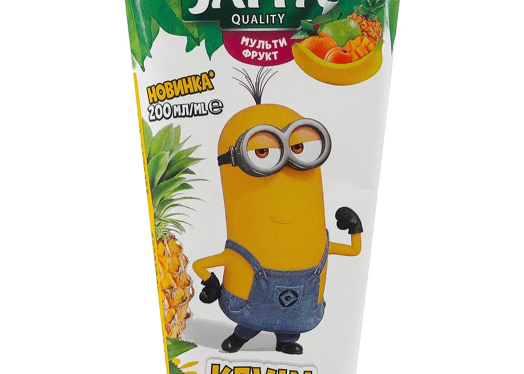 Сік Jaffa "Мультифрукт" Minions 200мл TM Jaffa+