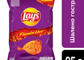 Чіпси Lay's "Flamin Hot" 95гр. TM Lay's+