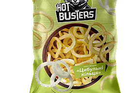 Чіпси фігурні "Цибульні кільця" 70гр. ТМ Hot Busters+