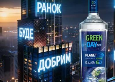 Горілка "Green Day" Planet Алк 40% 0.750л ТМ"Green Day"+