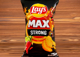 Чіпси Lay's Max Рифлені Strong "Чілі та Лайм" 95 гр TM Lay's+