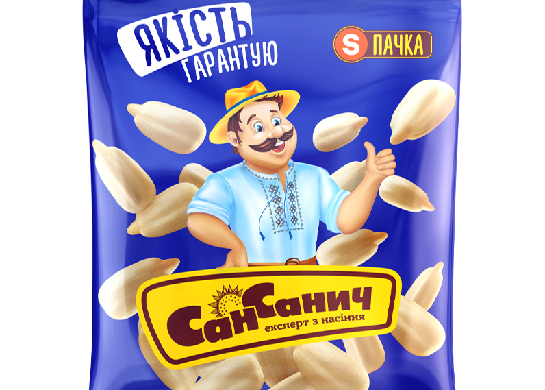 Насіння Сан-Санич "Ядро Солене" 50гр. S пачка ТМ Сан-Санич+