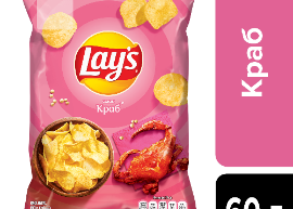 Чіпси Lay's "Краб" 60гр TM Lay's+