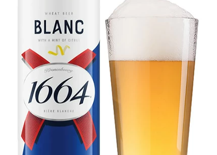 Пиво Kronenbourg 1664 "Blanc" (нефільтр.) 0,330л. Алк.4.8% з\б ТМ Kronenbourg+