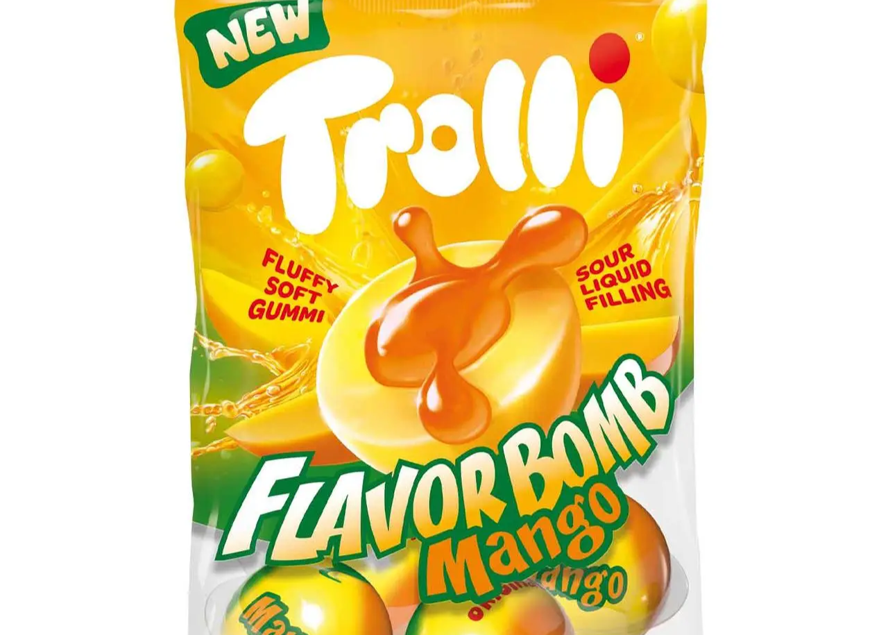 Цукерки Желейні Trolli "Flavor Bomb Mango" (Манго) 75гр ТМ Trolli+
