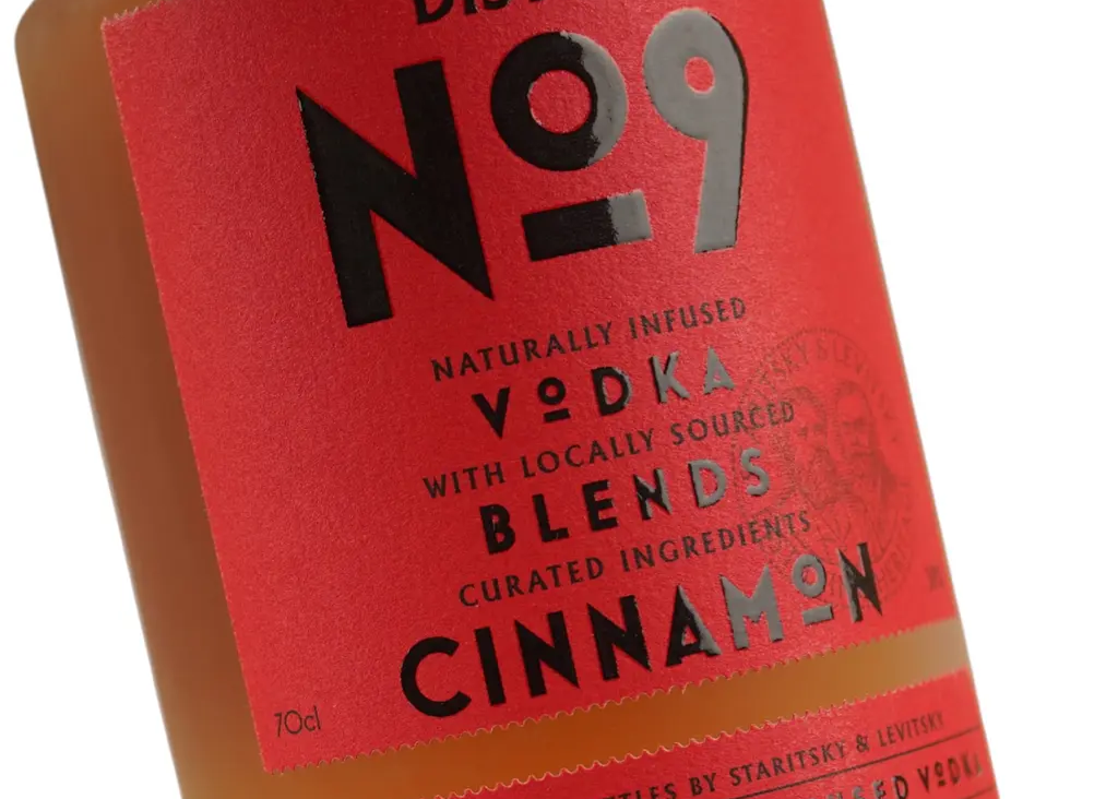 Горілка №9 "Cinnamon" 0.700л. Алк.38% ТМ Staritsky&Levitsky+