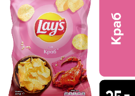 Чіпси Lay's "Краб" 25гр. TM Lay's+