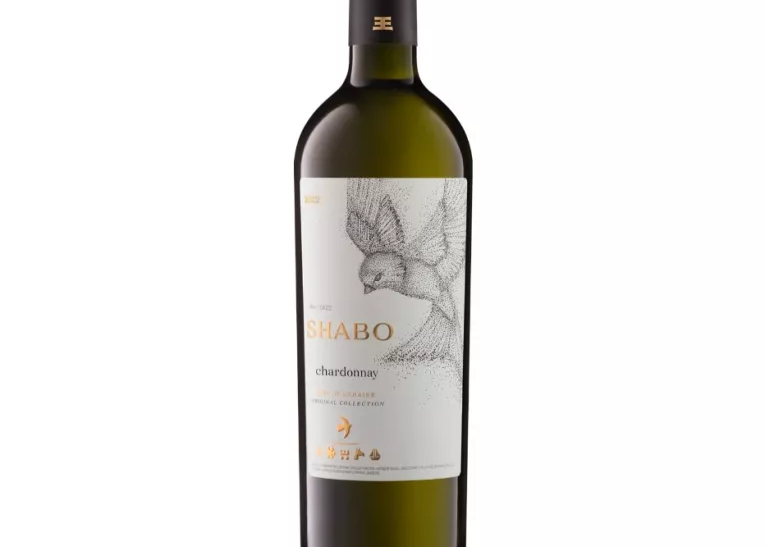 Вино Shabo "Chardonnay" біле сухе 0,750л Алк. 12,7% ТМ Shabo+
