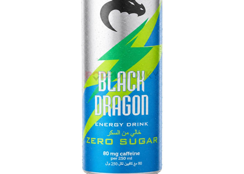 Енергетик Б\А Black Dragon "Zero Sгgar" 0.250мл. TM Black Dragon+