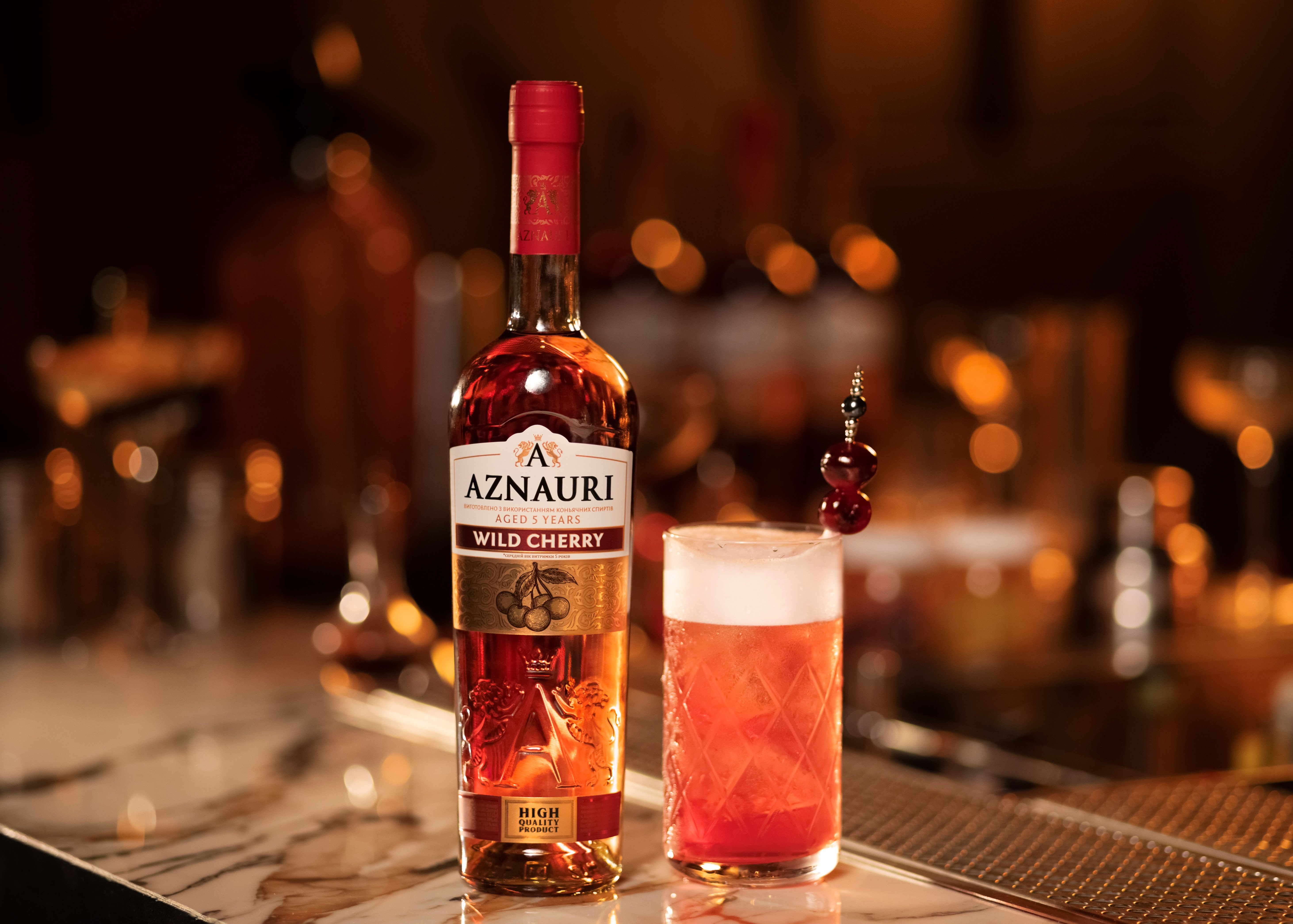 Бренді Aznauri "Wild Cherry 5*" 0.100л. Алк.30% ТМ Aznauri+