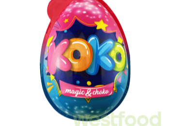 Яйце з цукерками та сюрпризом "KiKo Mini" 15гр ТМ Kiko+