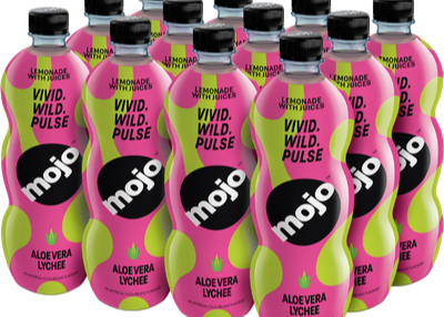 Напій безалкогольний MOJO "Aloe-Vera Lychee" 0.5л. ПЕТ ТМ New Product+