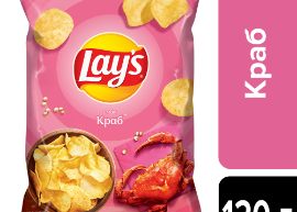 Чіпси Lay's "Краб" 120гр TM Lay's+
