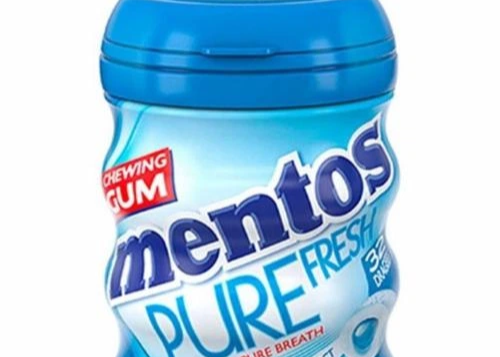 Жувальна гумка Mentos Purefresh "Солодка М'ята" банка 56гр. ТМ Perfetti+