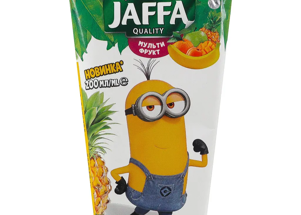Сік Jaffa "Яблуко-виноград" Minions 200мл TM Jaffa+