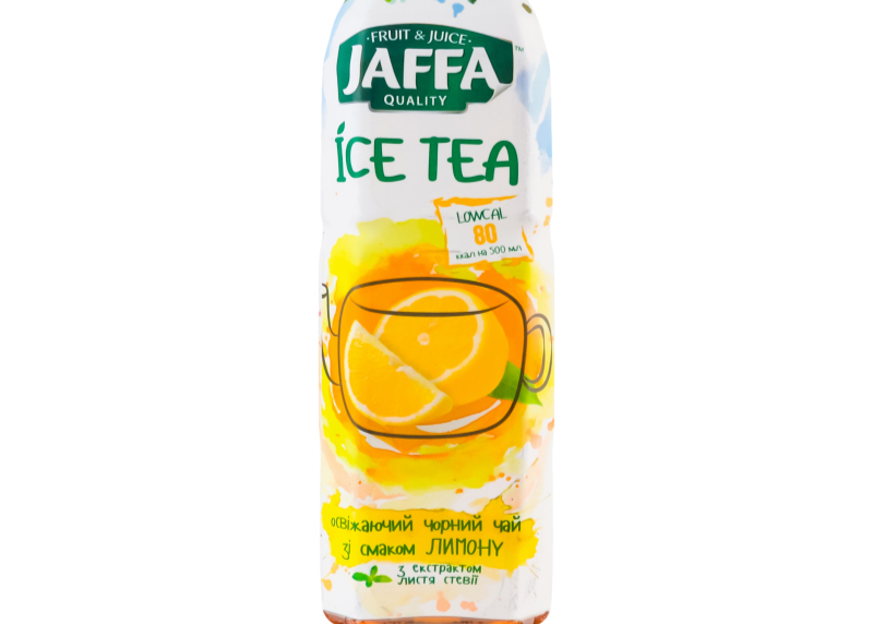 Чай Jaffa Ice Tea "Лимону та листя Ствії" чорн. 0,500л. ПЕТ ТМ Jaffa+