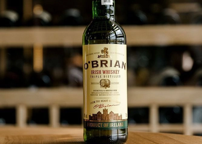 Віскі Ірландський O'brian "Triple Distiled" 0.5л. Алк. 40% ТМ La Martiniquaise+