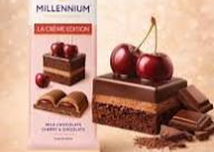 Шоколад Millennium La Creame "Cherry&Chocolate" Milk 100гр ТМ Malbi+