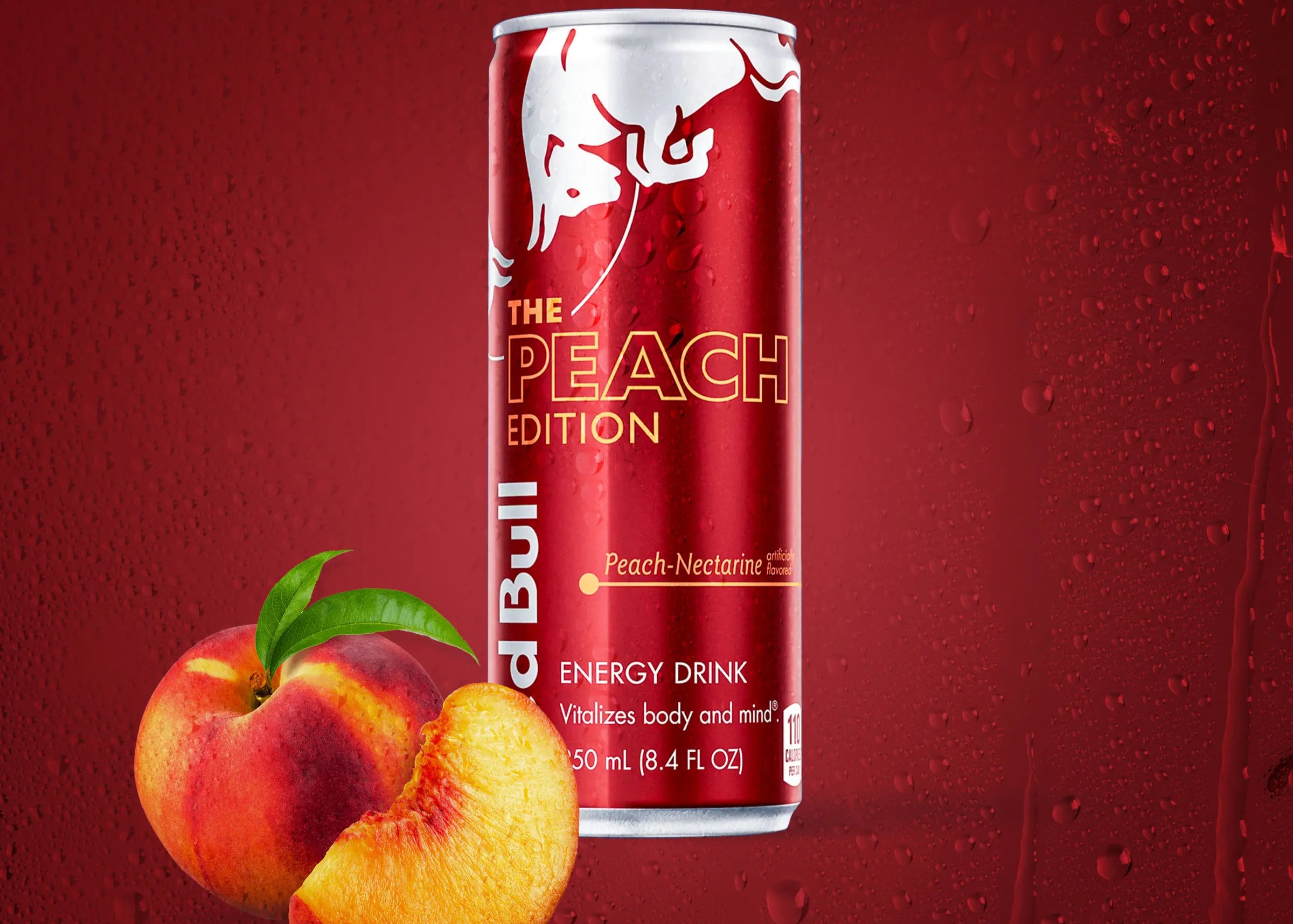 Енергетік Red Bull "Peach" 0.250л. ТМ Red Bull+
