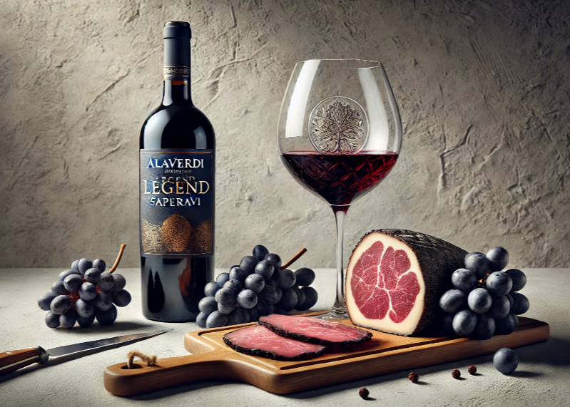 Вино ALAVERDI LEGEND "Saperavi" червоне сухе 1.5л. Алк. 9-13% ТМ ОКЗ+