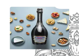 Ігристе Вино Marengo "Pinot Grigio" Brut Біле 0,750л. Алк.10-13.5% ТМ Marengo+