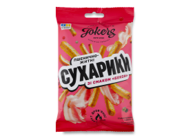 Сухарики житньо-пшеничні Jokers "Бекон" 60гр. ТМ Jokers+