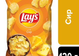 Чіпси 'Lay's "Сир" 120 гр. TM Lay's+