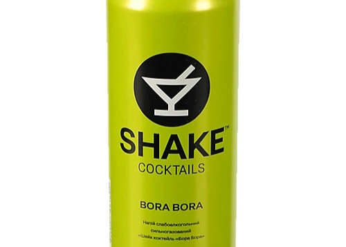 Shake Cocktails "Bora Bora" 0.250л. Алк.7% з.б ТМ New Products+