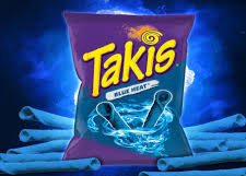 Чіпси кукурудзяні Takis "Blue Heat" (Чілі та Лайм) 100г ТМ Barcel+