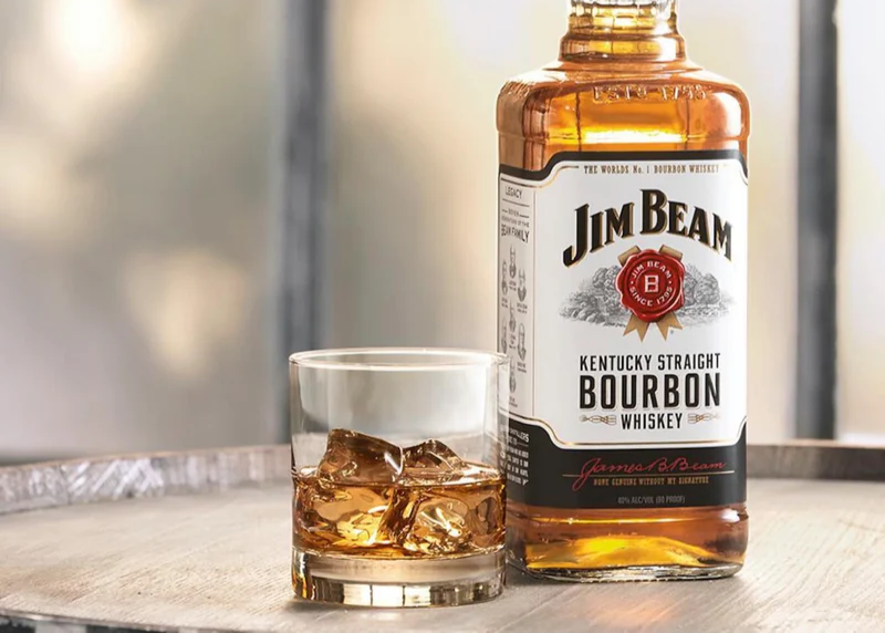Bourbon Jim Beam "Kentucky Straight" 0.5л. Алк.40% ТМ Jim Beam+