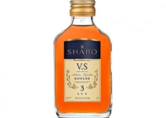 Бренді Shabo "V.S" 3* 0,100л. Алк.40% ТМ Shabo+