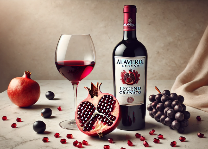 Вино ALAVERDI LEGEND "Granato" червоне напів-сол. 1.5л. Алк. 9-13% ТМ ОКЗ+