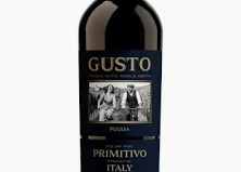 Вино Gusto Puglia "Primitivo" червоне сухе 0,750л. Алк.13% Italy ТМ Gusto+