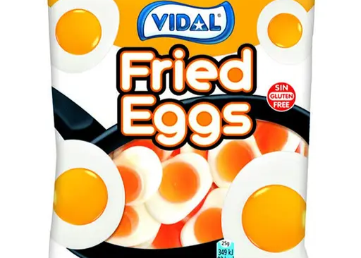 Желейна цукерка "Fried Eggs" 90гр ТМ Vidal+