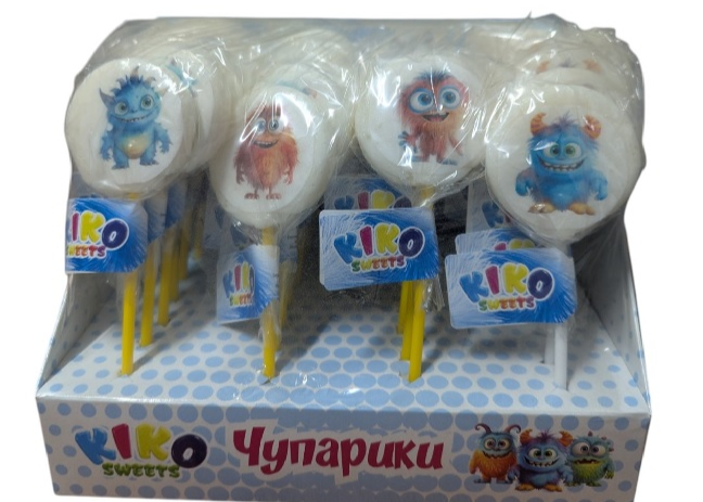 Льодяники "Чупарики" ТМ KIKO Sweets+