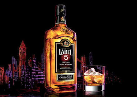 Скотч LABEL 5 "Classic Black" 0,500л. Алк.40% ТМ Label+