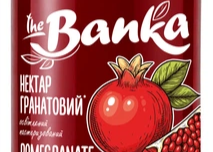 Сік The Banka "Нектар Гранатовий" 1л скло ТМ THE BANKA+