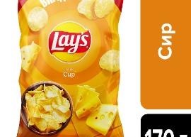 Чіпси Lay's "Сир" XXL 170гр. TM Lay's+