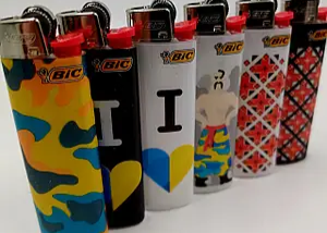 Запальничка BIC J23 "SLIM Патриотична" ТМ BIC+