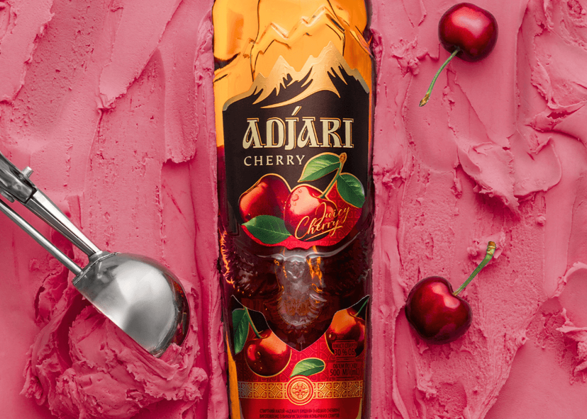 Бренді ADJARI "Cherry" 0,100л Алк.30% ТМ ADJARI+