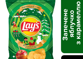 Чіпси Lay's "Запечене Яблуко з Карамеллю" 95гр. TM Lay's+