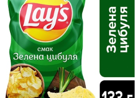 Чіпси Lay's "Зелена Цибуля" 120г TM Lay's+