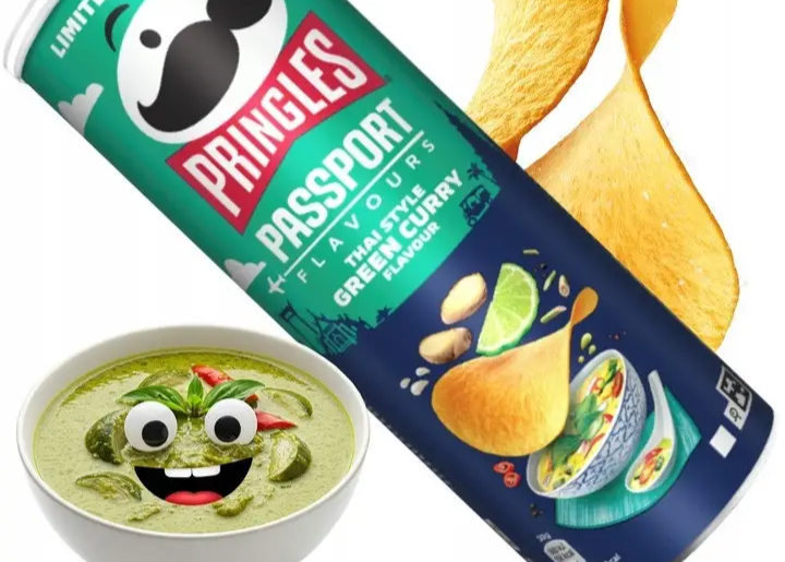 Чипси Pringles Passport Thai "Green Curry" Limited 165гр. ТМ Pringles+