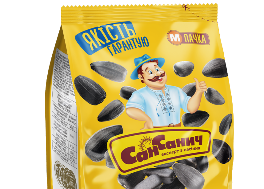 Насіння соняшника 230гр XXL пачка ТМ"Сан Санич"+