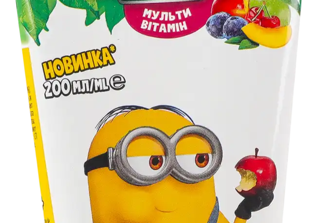 Сік Jaffa "Мультивітамін" Minions 200мл TM Jaffa+