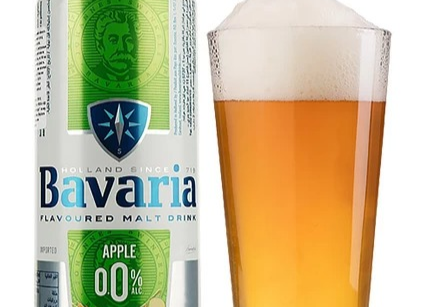 Пиво БА Bavaria "Apple" Алк.0,0% 0,5л. зб ТМ Bavaria+
