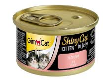 Корм GimCat вологий для кошенят ШайніКет Кіттен з куркою 70г