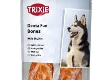 Ласощі Trixie Denta Fun для собак Кістка для чищення зубів 11 см 120 г 2шт/упак